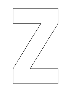 Letter Z Coloring Pages Pdf, Free Vectors File